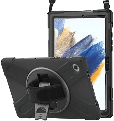 ProCase Étui Antichoc pour Galaxy Tab A8 10.5" (SM-X200 SM-X205 SM-X207) en 2021, Enfant ou Adult Housse Coque de Protection très Résistant avec Bandoulière-Noir Fiche Technique et Prix au Maroc