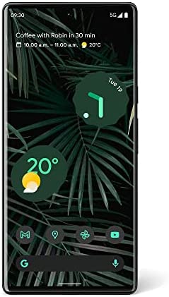 Google Pixel 6 Pro 5G - Smartphone 128GB, 12GB RAM, Single Sim, Black Fiche Technique et Prix au Maroc