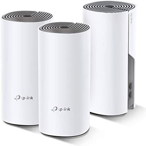 TP-Link Deco WiFi Mesh Deco E4(3-pack) Répéteur wifi puissant pour toute la maison, Couverture WiFi 250㎡, remplacement de répéteur wifi, Port Ethernet Mégabit, Compatible avec toutes les Box Internet Fiche Technique et Prix au Maroc