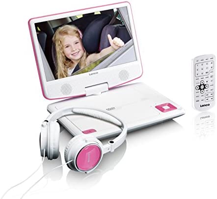 Lenco DVP-910 Lecteur DVD portable Convertible Noir, Rose 22,9 cm (9") - Lecteurs DVD/Blu-Ray portables (Lecteur DVD portable, Convertible, Noir, Rose, CD,DVD, 22,9 cm (9"), TFT) Fiche Technique et Prix au Maroc
