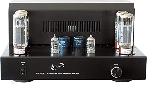 Dynavox Ampli à Tubes Mono VR-80E Noir, Amplificateur monophonique à Tubes, bel équilibre Tonal, Design Retro, Grille Amovible, Coloris Noir Fiche Technique et Prix au Maroc