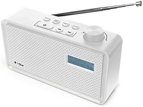 Poste Radio Dab/Dab+/FM Portable Alimentées par Batterie et Secteur Radio Numérique Terrestre Rechargeable avec Chargement USB (Blanc) Fiche Technique et Prix au Maroc