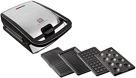 Tefal sw854d16 – Appareil à croque-monsieur (Noir, Acier inoxydable) Fiche Technique et Prix au Maroc