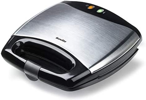 Breville VST051X Appareil à Croque Monsieur et à Sandwichs 750 W Noir/Inox Fiche Technique et Prix au Maroc