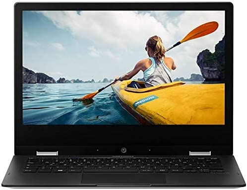 MEDION E3221 MD62002 Portable Convertible 13.3" Tactile 360o FullHD Celeron N4020 64 Go 4 Go RAM Windows 10 Home Fiche Technique et Prix au Maroc