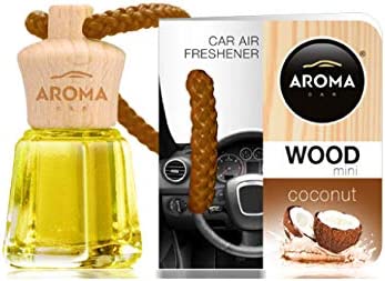 Aroma Car Désodorisant Mini Wood Coconut 4Ml Fiche Technique et Prix au Maroc