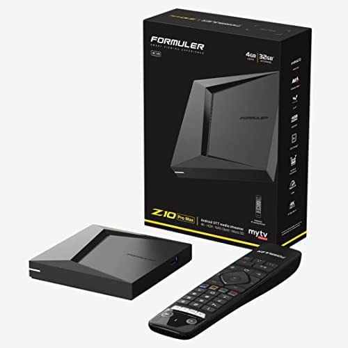 Formuler Z10 Pro Max 4K Android 10 OTT Streamer multimédia 4 Go RAM 32 Go Flash WiFi Noir Fiche Technique et Prix au Maroc