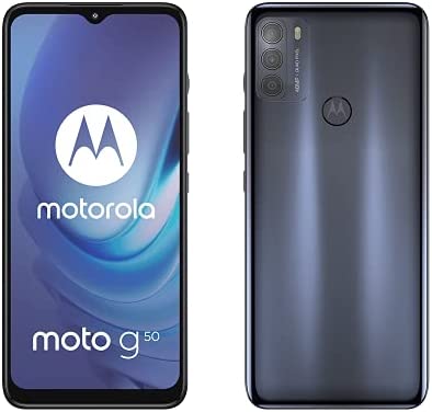 Motorola G50 – Débit 5G – Ecran 6,5’’ HD+ 90Hz – système 48MP triple camera – Batterie 5000 mAh – 64Go Fiche Technique et Prix au Maroc