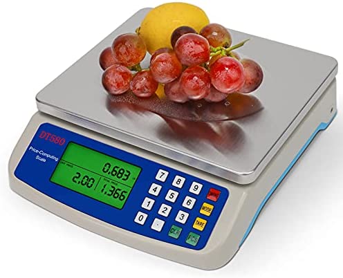 RUJIXU Balance Cuisine Electronique 10-40kg/ 1g Balance Multifonctionnelle Numérique avec​ Balance Alimentairee en Acier Inoxydable pour la Cuisson, Fonction de Tare Ecran LCD (Size : 40kg/1g) Fiche Technique et Prix au Maroc