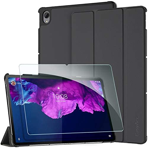 EasyAcc Coque Étui Compatible avec Lenovo Tab P11 2021 (TB-J606F/TB-J606X) avec en Verre blindé, Ultra Mince Housse avec Fonction Support et Veille Automatique et Fonction réveil Automatique, Noir Fiche Technique et Prix au Maroc
