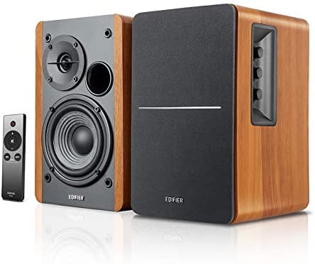 Edifier R1280Ts Enceintes de Bibliothèque Amplifiées - Moniteurs de Champ Proche Actifs Stéréo 2.0-Enceinte de Moniteur de Studio-42 Watts RMS avec Sortie de Ligne de Caisson de Basses-Boîtier en Bois Fiche Technique et Prix au Maroc