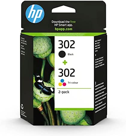 HP 302 Pack de 2 Cartouches d'Encre, Noire et Trois Couleurs, Authentiques (X4D37AE) Fiche Technique et Prix au Maroc