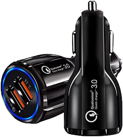 Chargeur de Voiture (2-Pack), Chargeur Allume Cigare 2 Ports USB 3.0 Rapide Charge Compatible iPhone, Samsung Galaxy, Huawei,Xiaomi, Tablet Fiche Technique et Prix au Maroc