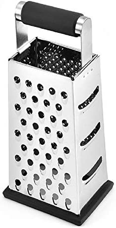 NILICAN Râpe verticale en acier inoxydable à quatre côtés pour concombres, carottes et fromage, râpe, melon, rabotage, pommes de terre, raboteur, poignée antidérapante, éplucheur Fiche Technique et Prix au Maroc