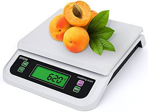 ZCXBHD Balances électroniques Cuisine 30kg / 1g, Balance Nourriture Digital Faisant Cuire à la Maison Faisant Cuire Le Fruit pesant balances multifonctionnelles (Color : White, Size : 30kg-1g) Fiche Technique et Prix au Maroc