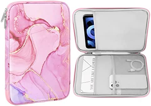 MoKo Housse Tablette 9-11" Compatible avec iPad Pro 11 M2 2022-2018, iPad 10th 10.9 2022, iPad Air 5 10.9" 2022, Galaxy Tab S8/A8/A7 2022/iPad 8th 9th Gen 10.2/iPad 9.7, Rose Nuageux Fiche Technique et Prix au Maroc