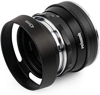 Pergear 35mm F1.6 Objectif pour Olympus Panasonic Micro 4/3 MFT Caméra Fiche Technique et Prix au Maroc