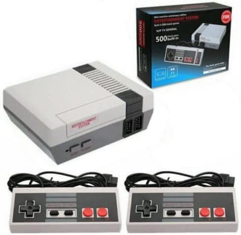 Retro Console 620 jeux installés Classiques Mini Console avec 620 jeux vidéo TV sortie AV Vintage +2 télécommandes Fiche Technique et Prix au Maroc