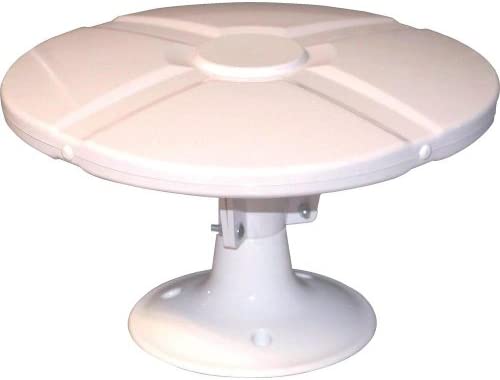 240010 Antenne TV TNT Extérieure Omnidirectionnelle + Amplificateur Blanc Fiche Technique et Prix au Maroc