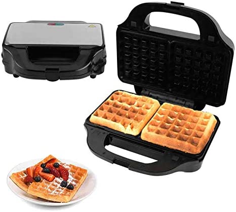 Appareil À Croque-Monsieur，Gaufrier Petit ， 900W 3In 1 Sandwicherie Multifonction ， Waffle Panini Petit Déjeuner Grilling Machine ， 220-240V Accessoire De Cuisine Fiche Technique et Prix au Maroc