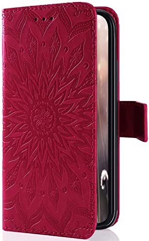 Uposao Coque iPhone 7 Plus/ 8 Plus Housse en PU Pochette Portefeuille Cuir Coque Protection Etui Flip Cover Clapet Complet Coque a Rabat 3D Mandala Motif Housse Coquille pour iPhone 7/8 Plus,Rose Fiche Technique et Prix au Maroc