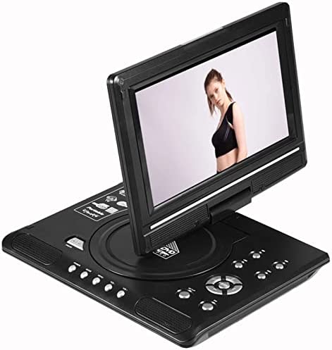 Lecteur DVD Portable De 9,8 Pouces, Mini-r-rom Player De CD-rom Batterie Intégrée, Prise en Charge De La Carte De Jeu De Port De Carte SD/Port USB(Color:Noir) Fiche Technique et Prix au Maroc