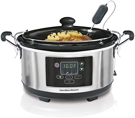 Hamilton Beach 33956-CE Mijoteuse, Acier Inoxydable, 4.5 liters Fiche Technique et Prix au Maroc