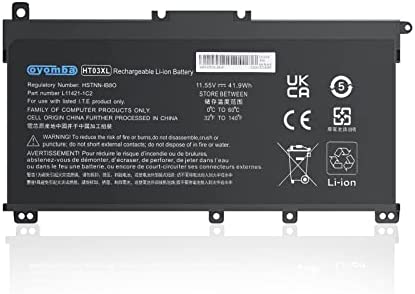 OYOMBA L11119-855 HT03XL Batterie Ordinateur Portable pour HP Pavilion 14-CE 14-CF 14-CK 14-CM 14-DH 14-DK 14-DF 14-MA 14Q-CS 14Q-CY 15-CS 15-DQ 15-DA 15 -DB 17-by 17-CA 240 245 250 255 G7 340 348 G5 Fiche Technique et Prix au Maroc