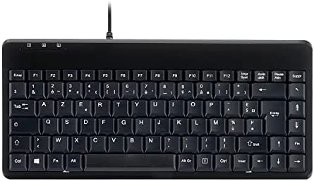 Perixx PERIBOARD-409U, Mini Clavier Filaire pour Windows, USB, Noir, AZERTY Fiche Technique et Prix au Maroc