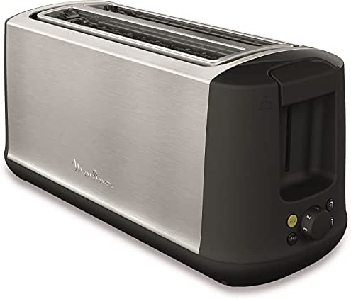 Moulinex Subito 4 Grille-pain, 2 longues fentes, 1700 W, Mode éco, Thermostat 7 positions, Centrage du pain LS342D10 Fiche Technique et Prix au Maroc