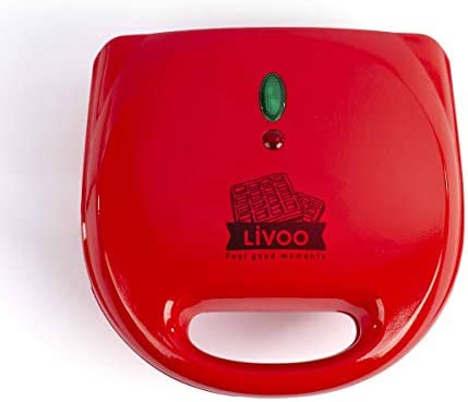 Livoo - Appareil croque-monsieur gril gaufres DOP133 Rouge Fiche Technique et Prix au Maroc