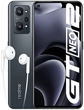realme GT Neo 2 Smartphone Debloqué, Qualcomm Snapdragon 870 5G, Écran AMOLED E4 120 Hz, Charge SuperDart de 65W, Appareil photo triple I.A. de 64 MP, Dual Sim, NFC, 8+128GB, Noir NEO Fiche Technique et Prix au Maroc