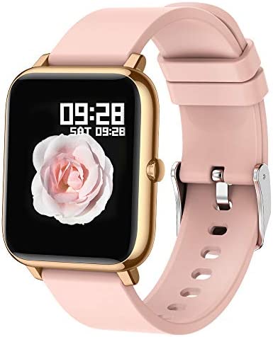 Popglory Montre Connectée Smartwatch Cardiofrequencemètre Moniteur de Sommeil Pression Artérielle Compatible Android iOS pour Homme Femme Montre Intelligente Fiche Technique et Prix au Maroc
