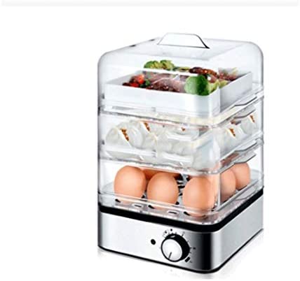 WJCCY 220V 360W cuiseur à Oeufs Multifonctionnel électrique Domestique pour jusqu'à 8 Oeufs chaudière Vapeur Outils de Cuisson Cuisine Trois Couches Fiche Technique et Prix au Maroc