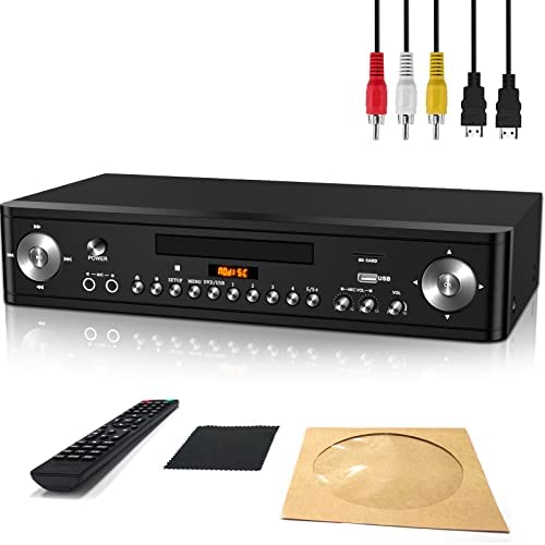 Ultra HDMI DVD Player, Home Lecteur DVD pour TV avec Port USB/SD Card, Double Microphone pour karaoké à Domicile, All Region Free Disc Player avec câble HDMI & RCA, Dolby Audio Fiche Technique et Prix au Maroc