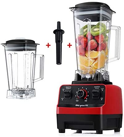 QINGZHUO Blender Smoothie 2L,Machine à Smoothie 1600W,pour Smoothie,Milk-Shake,Fruits congelés et Glace pilée,9 Vitesses réglables,Rouge. Fiche Technique et Prix au Maroc