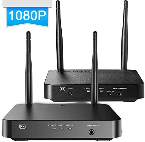 ANNKE Kit Extender HDMI Transmetteur 1080p sans Fil jusqu'à 328 Pieds / 100 Mètres Prenant en Charge la Télécommande IR avec Emetteur et Récepteur Fiche Technique et Prix au Maroc