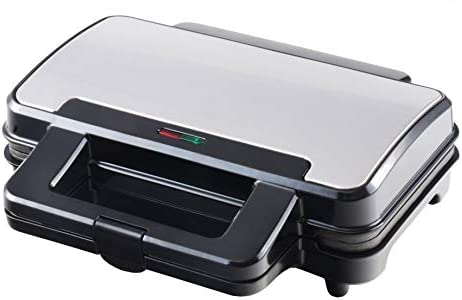 Venga! VG SM 3007 Appareil à sandwiches en acier inoxydable, métal et plastique, 900 W, Noir Fiche Technique et Prix au Maroc