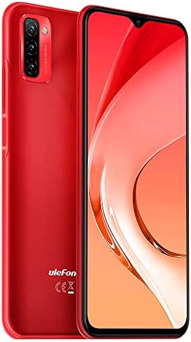 Ulefone Téléphone Portable Note 12, 4Go+128Go, Batterie 7700mAh Dual SIM 4G Smartphone Debloqué,Écran HD+ 6,82'', Fente pour 3 Cartes, Android 11, Triple Caméra 13MP,Déverrouillage du Visage Rouge Fiche Technique et Prix au Maroc