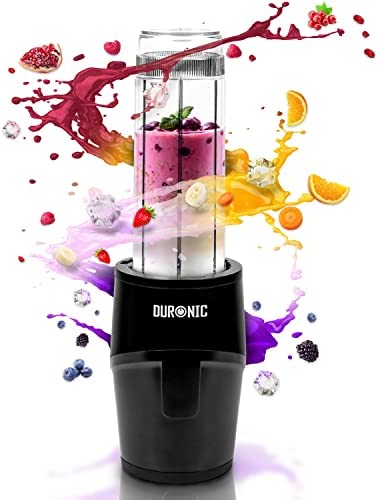 Duronic BL510 Mini Blender d'une puissance de 500W | Bouteille de 570 ml incluse | Pour smoothies et shakes protéinés Fiche Technique et Prix au Maroc