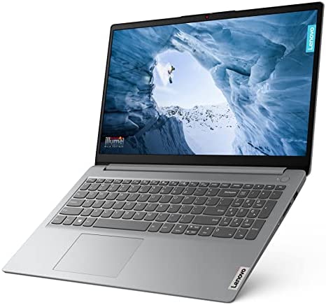Lenovo IdeaPad 1 15IGL7 -Ordinateur Portable 15.6’’ FHD (Intel Celeron N4120, RAM 4Go, 128Go eMMC, Intel UHD Graphics 600, Windows 11 Home en Mode S) Clavier AZERTY Français,Premium Care 3 Mois -Gris Fiche Technique et Prix au Maroc