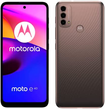 Motorola Moto E40 6,5" HD+ 90 Hz 4/64 Go Rose Fiche Technique et Prix au Maroc