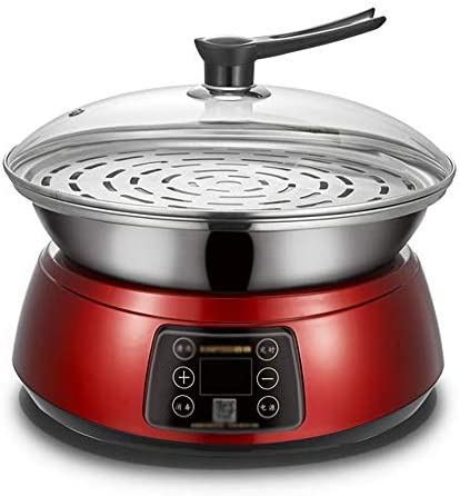 Samnuerly Cuiseur à Vapeur électrique de Grande capacité Cuiseur à Vapeur pour Aliments Chauffe-boîte à Lunch électrique et marmite à Vapeur (Couleur : Rouge) (Rouge) Fiche Technique et Prix au Maroc