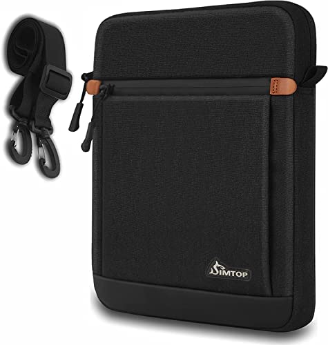 SIMTOP Sacoche pour Tablette Homme en Polyester Sac Ipad Sac bandoulière Tablette 11 Pouces étanche Sac bandoulière Tablette Compatible iPad Air 5 2022 2021 pour Le Travail ou l'école, Noir Universel Fiche Technique et Prix au Maroc