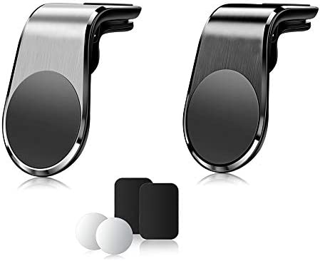 BENDICS Support Téléphone Voiture Magnétique[Lot de 2], Porte Telephone Voiture Aimant Voiture sur grille d'aération pour iphone 11 XS Max XR X 8 7Plus Samsung et la pluspart de Smartphone Fiche Technique et Prix au Maroc