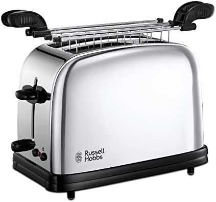 Russell Hobbs Toaster Grille Pain 1200W, 2 Fentes, Chauffe Viennoiseries, 6 Niveaux de Brunissage - 23310-57 Chester Fiche Technique et Prix au Maroc