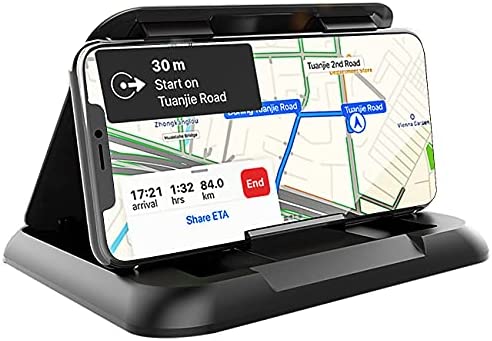 Support Telephone Voiture, [Mise à Niveau 2023] Porte Téléphone Voiture Support GPS Empêcher la réflexion de l'écran Voiture Support Telephone Voiture antidérapant pour iPhone13 Pro Galaxy Huawei Fiche Technique et Prix au Maroc