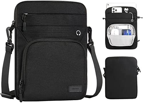 TiMOVO Housse pour Tablette de 9-11" Compatible avec iPad 10e Génération 2022, iPad Air 5/4 10.9, iPad 10.2 2021-2019, iPad Pro 11 2022, Galaxy Tab A8 10.5/Tab S8 11, Sac avec Prise de Casque, Noir Fiche Technique et Prix au Maroc