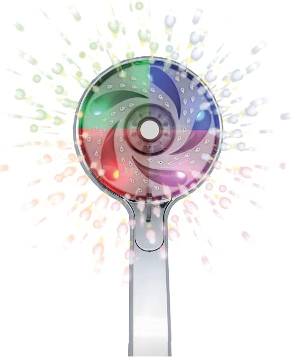 HYDRAO Pommeau de douche connecté & économique - Minuteur de douche - Pommeau anti calcaire- Economies 70% d'eau - 3 jets Fiche Technique et Prix au Maroc