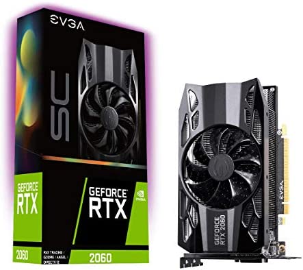 EVGA GeForce RTX 2060 SC, OVERCLOCKED, 2.75 Slot Extreme Cool, 70C Gaming, 06G-P4-2062-KR, 6GB GDDR6 Fiche Technique et Prix au Maroc
